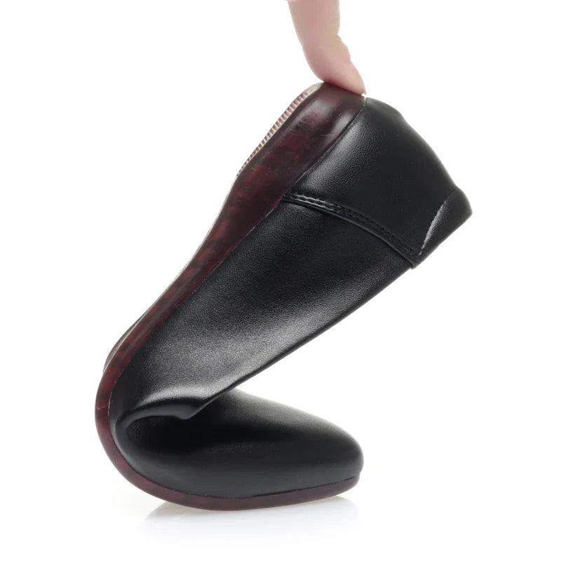 Flat Shoes Large Size Mommy Shoes Casual Non-Tie Ballet Shoes