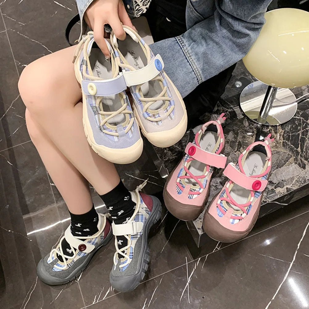 Pumps Mary Janes Wedges Shoeslace Sweet Cute Lolita Pumps