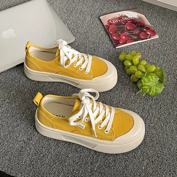 Shoes Platform Casual Sneakers Black Flats Soft Clogs Espadrille Retro Fabric Leisure Canvas Flat Blac