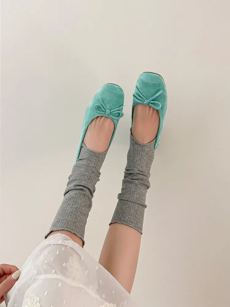 and ballet flat shoes work professional leather single shoes shoes ladies