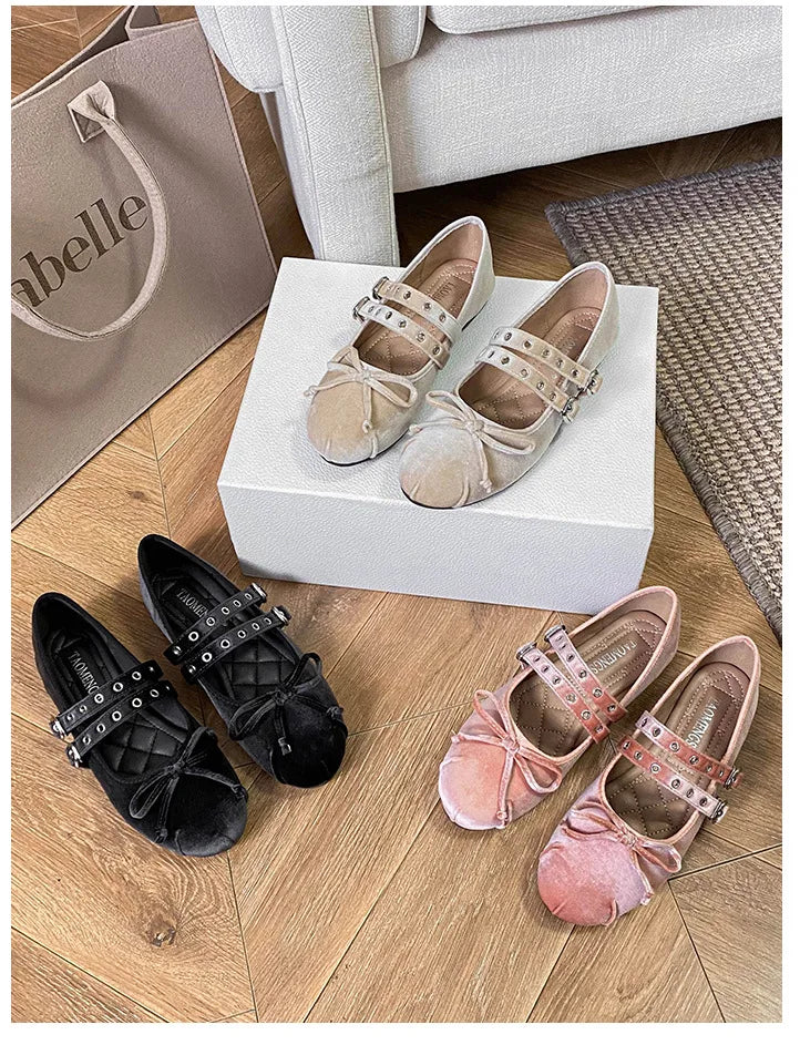 silver glitter ballet flats round toe riband cross-tied bow ballerina shoes crystal wedding bridesmaid flats shoes size 43