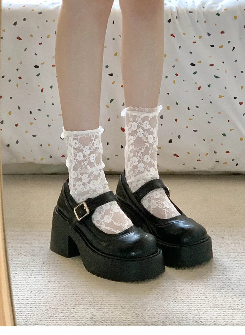 Shoes Woman Comfortable And Elegant All-Match Shallow Mouth Casual Sneakers Round Toe Clogs Platform Flats On Heels R