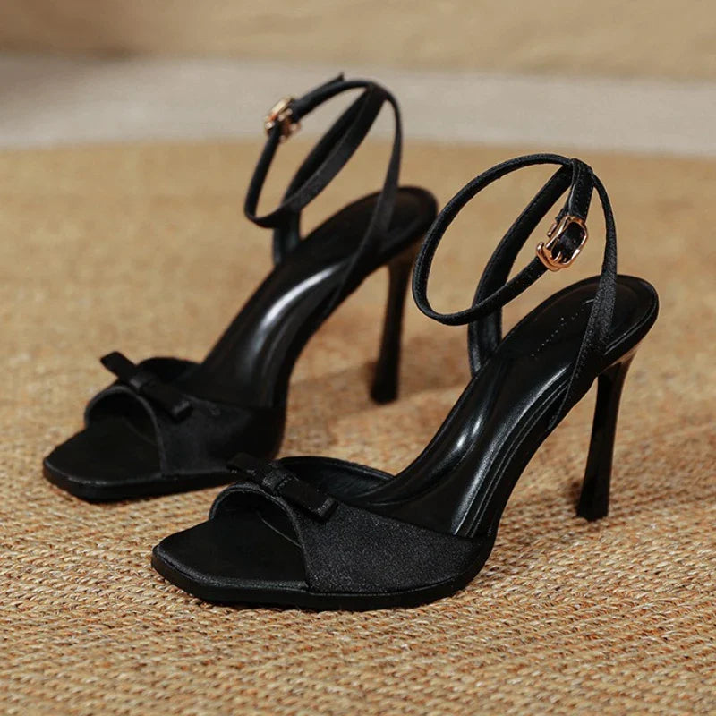 Elegant High Heels Ankle Strap Fish Mouth Sandals