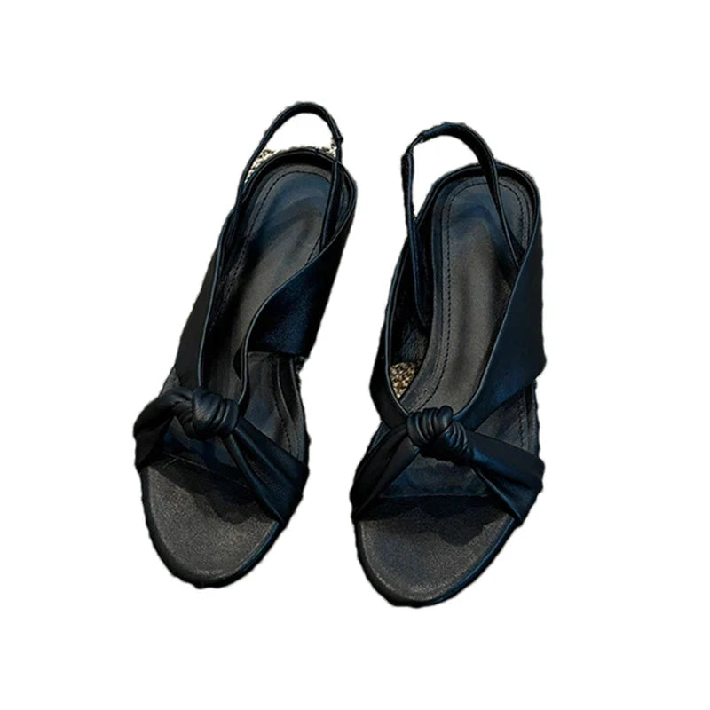Pleated Flats Sandals Slippers Beach Walking Flip Flops Mujer Slides Sandalias