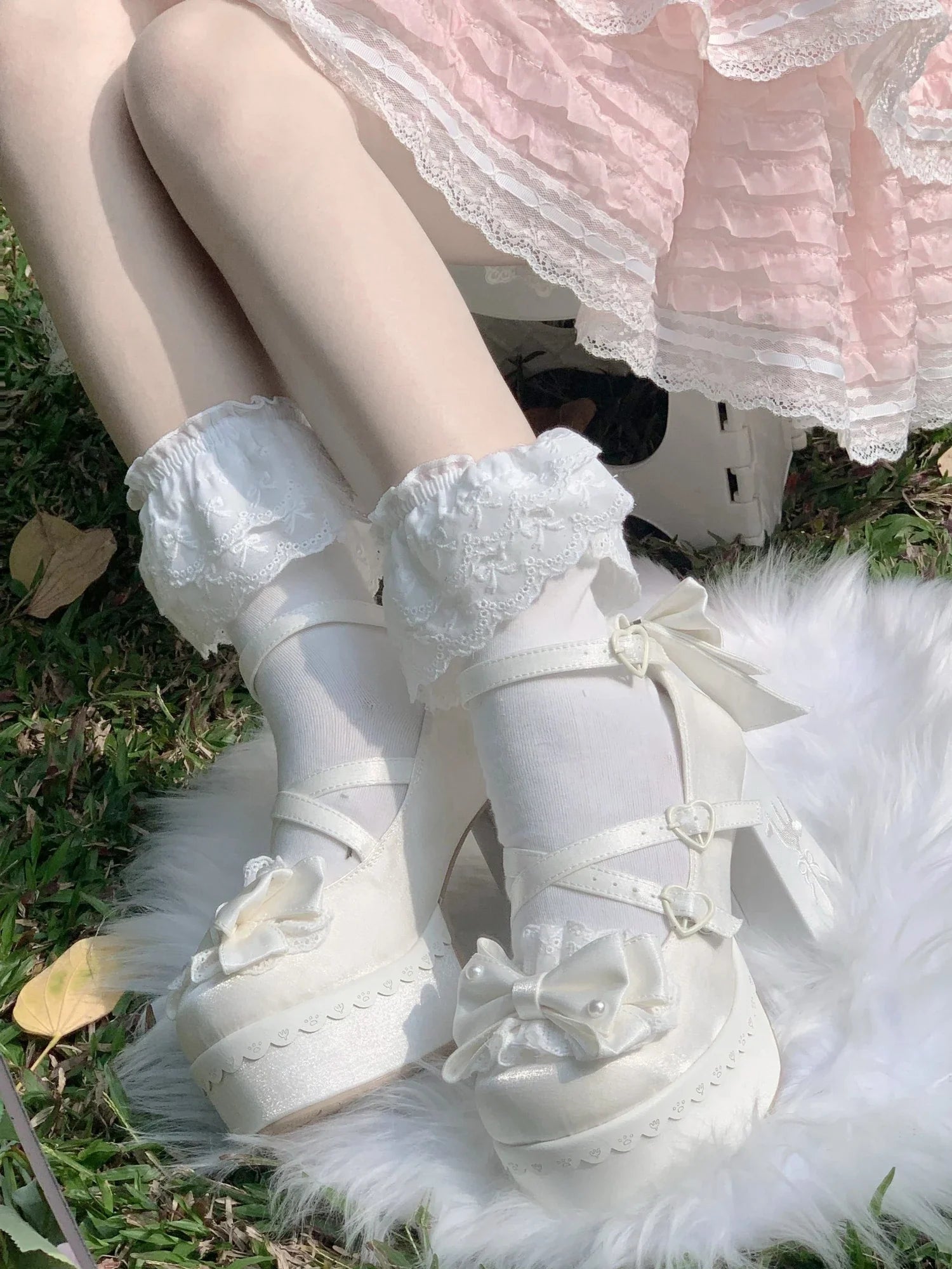 Lovely Girls Lolita High Heels Platform Shoes