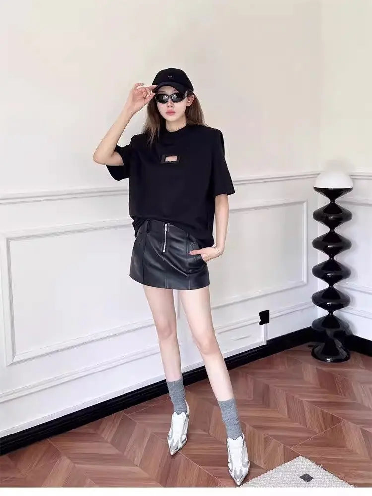 Low Heels Pointed Toe Shoes Lace Up Sports Style High Heels Colorblock Versatile Breathable Mesh Strappy Pumps