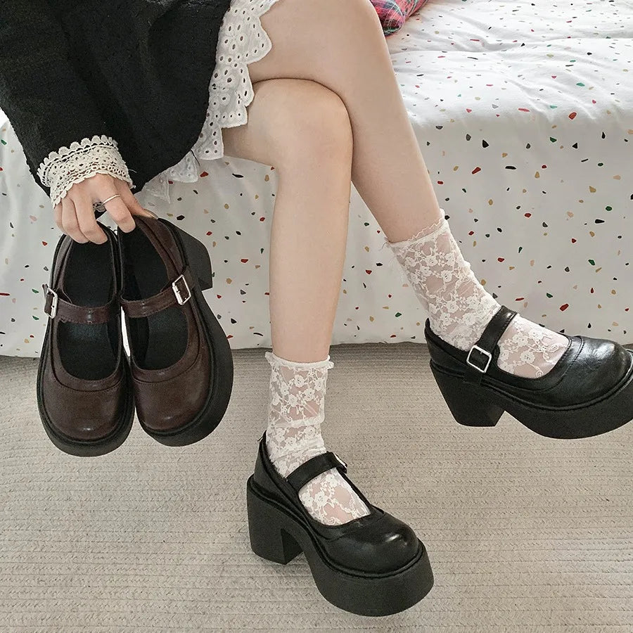 Shoes Woman Comfortable And Elegant All-Match Shallow Mouth Casual Sneakers Round Toe Clogs Platform Flats On Heels R