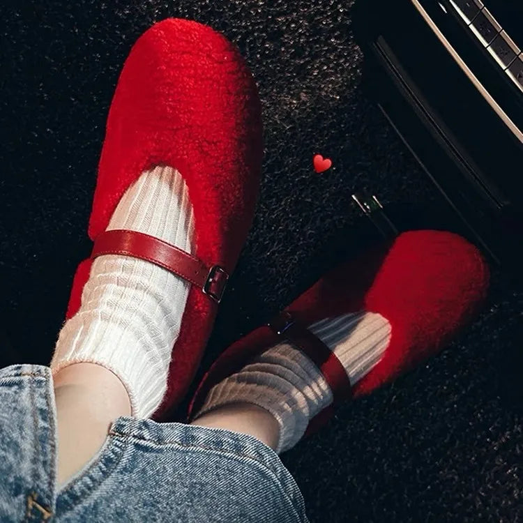 Foreign Trade Hairy Shoes