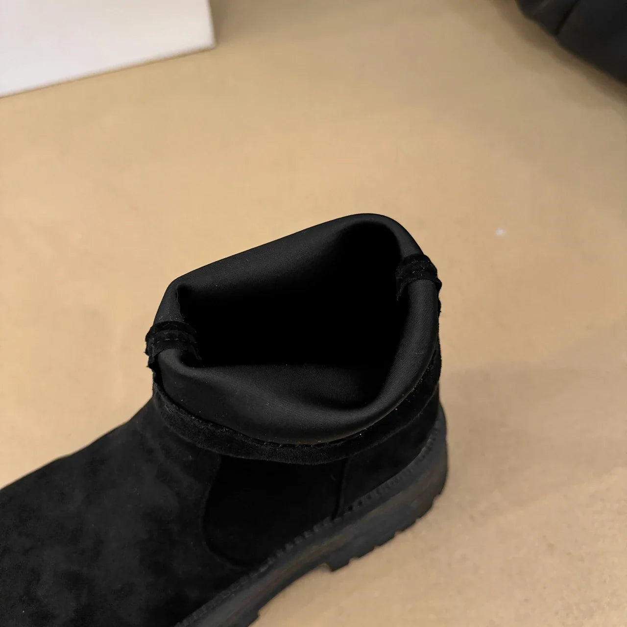 Chelsea Ankle Boots Suede Snow Short Botas Platform Mid Heels Shoes Brand Casual Sport Boots