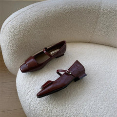 Shoes Heels Casual Sneakers Flats Square Toe Modis Clogs Platform On Heels Dress Retro Comfortable Ne