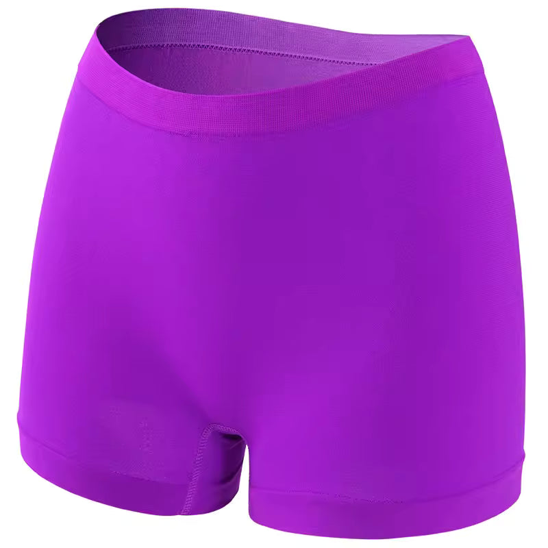 Seamless Boyshort Low Waist Underpants Breathable Sports Comfort Lingerie Panties