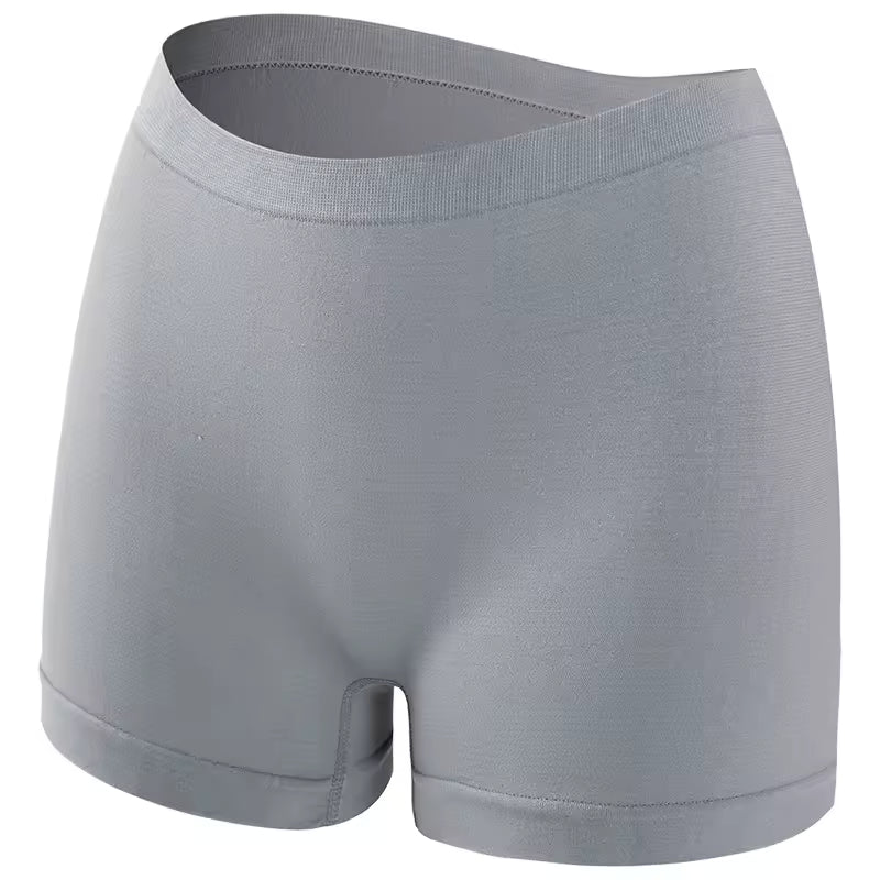 Seamless Boyshort Low Waist Underpants Breathable Sports Comfort Lingerie Panties