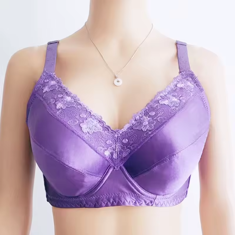 Seamless Full Coverage Underwire Plus Size Lingerie Push Up Minimizer Bra