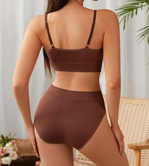Seamless Adjusted Straps Panties Underwear Interior Bra And Panties Sets