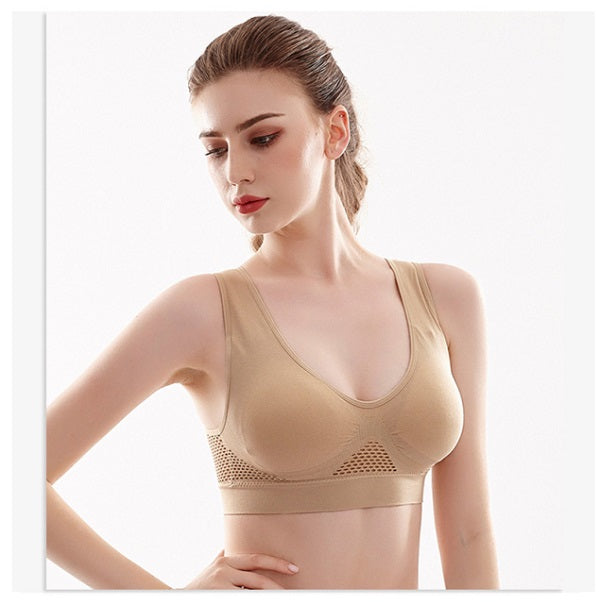 Seamless Top Crop Push Up Sleep Wear Gym Sportswear