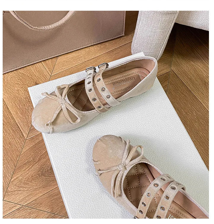 silver glitter ballet flats round toe riband cross-tied bow ballerina shoes crystal wedding bridesmaid flats shoes size 43