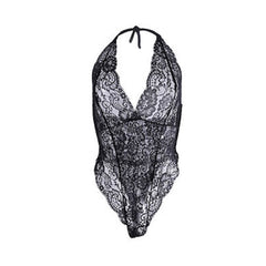 See-through Lace Mesh Lingerie Bodysuit