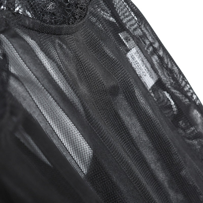 See-through Lace Mesh Lingerie Sleepwear
