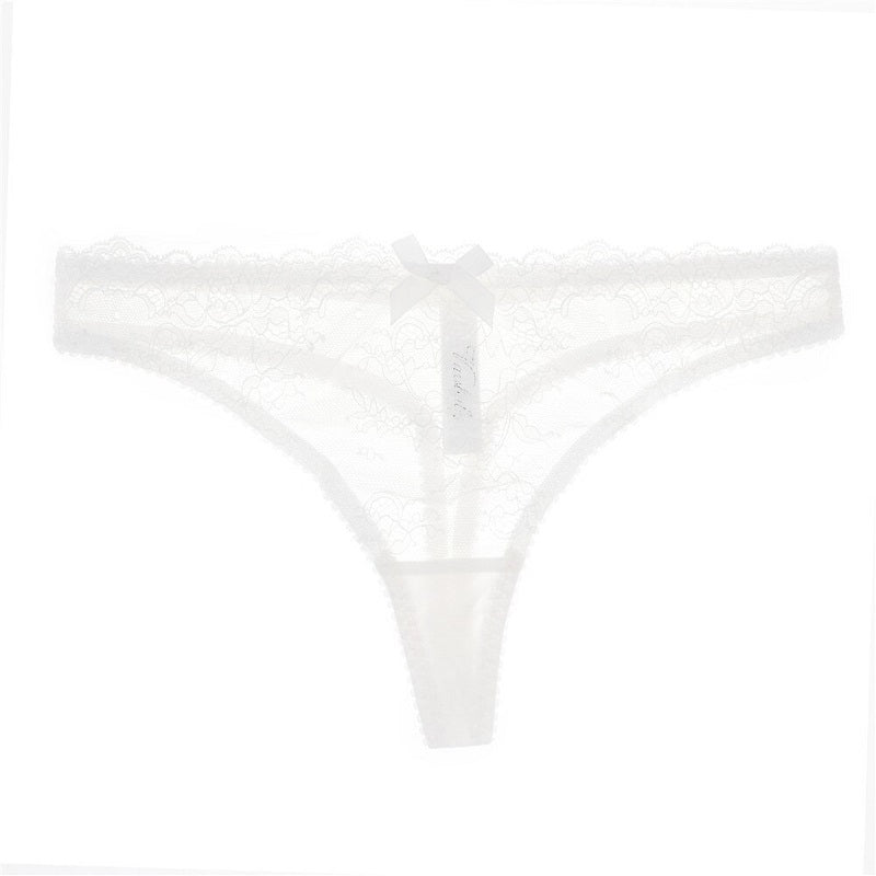 Floral Lace Low-Rise Thongs Panties