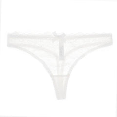 Floral Lace Low-Rise Thongs Panties