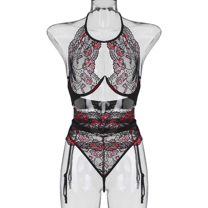 Hot Erotic Embroidery Lingerie