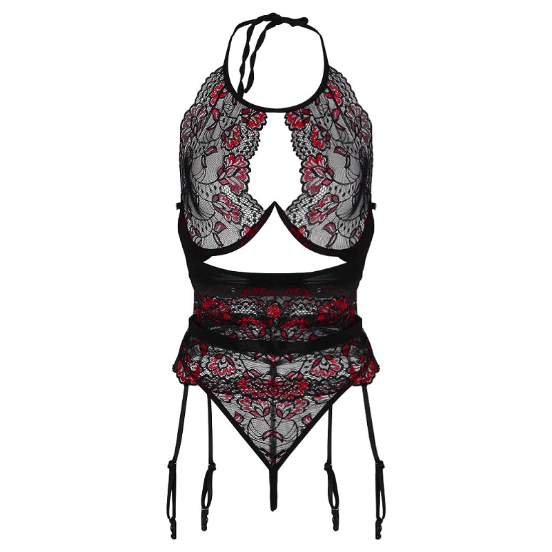 Hot Erotic Embroidery Lingerie