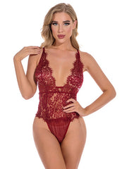 Lace Open Shoulder Lace Lingerie