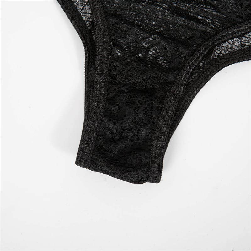 Lace See-through Hollow Out Ultrathin Sleep Set