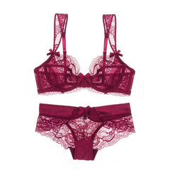 Lace Three-piece Bra Sets for Ladies