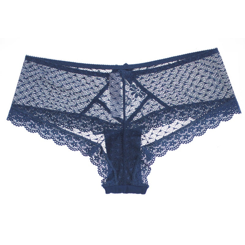 Lace Transparent Ultra-thin Underwear Bra set