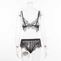 Lace Ultrathin Camis And Panties Sleepwear Set