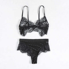 Lace Ultrathin Camis And Panties Sleepwear Set