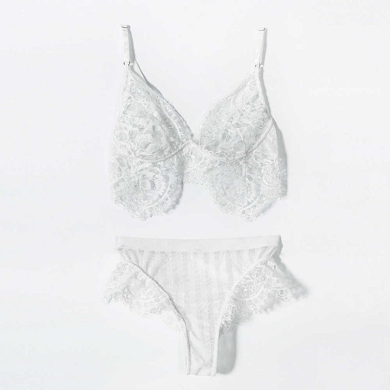 Lace Ultrathin Camis And Panties Sleepwear Set