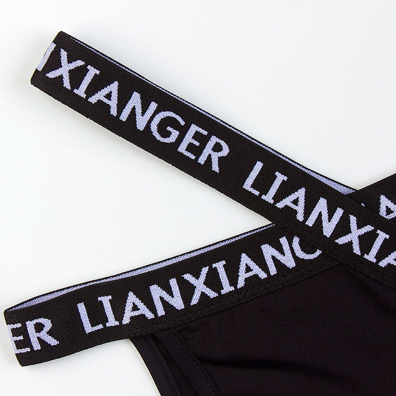 Low Waisted Letter Pattern Panties