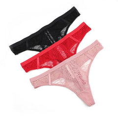 Thong Floral Lace Low-Rise Panties