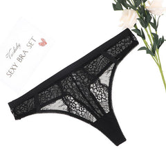Thong Floral Lace Low-Rise Panties