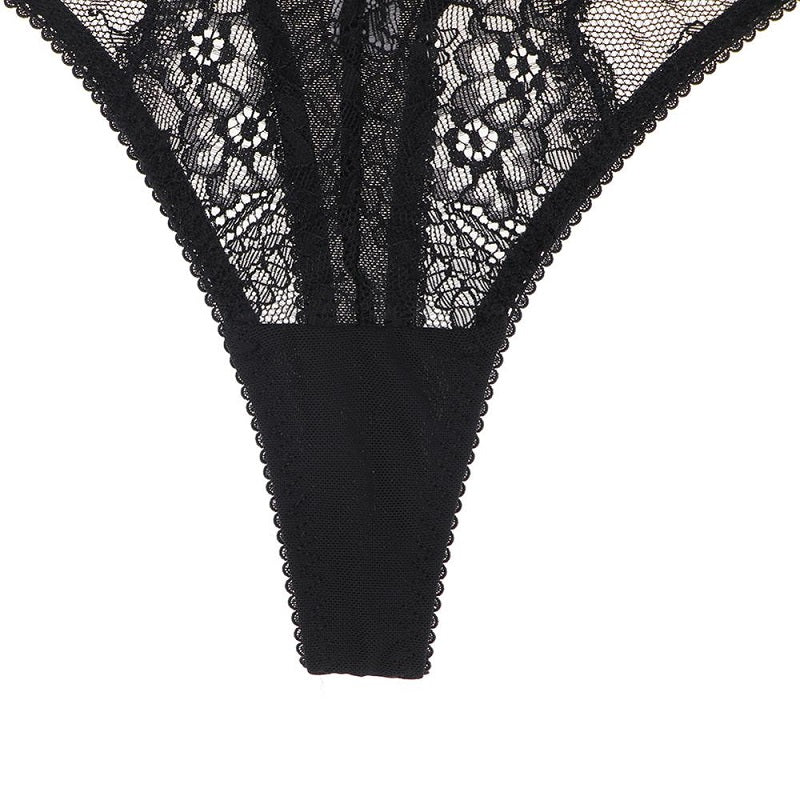 Thong Floral Lace Low-Rise Panties