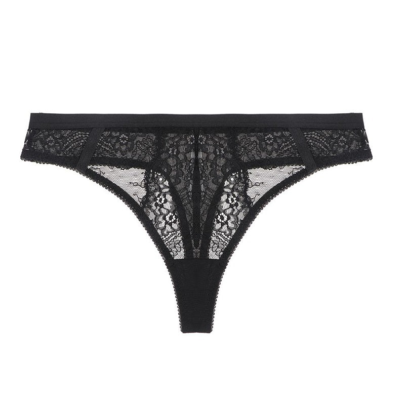 Thong Floral Lace Low-Rise Panties