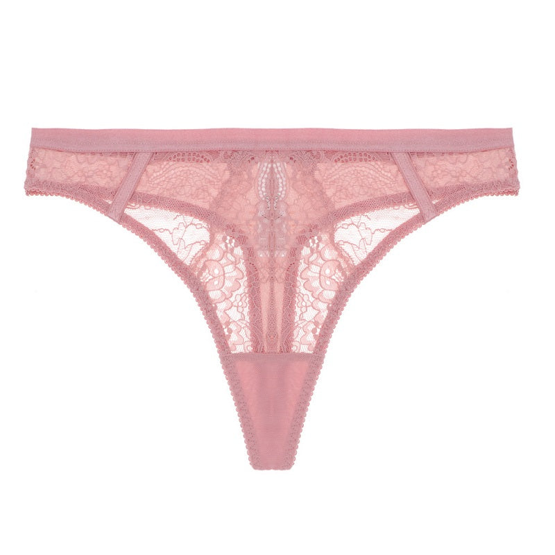 Thong Floral Lace Low-Rise Panties