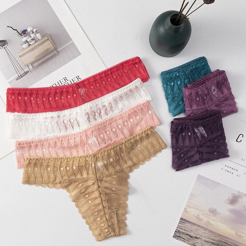 Transparent Lace Panties