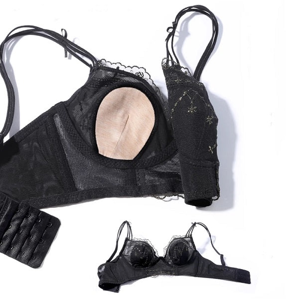 Underwear Bra set Thin breathable Gathered Lingerie