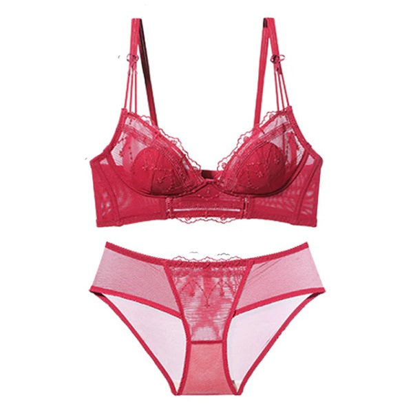 Underwear Bra set Thin breathable Gathered Lingerie