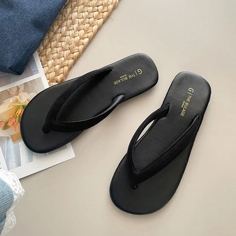 Candy Color Slipper Slip On Casual Flip Flop Shoes Soft Flat Heel Outdoor Beach Slide Woman