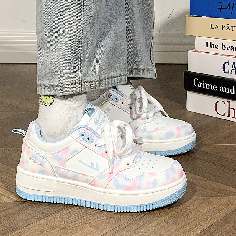 Sports Shoes Lady Clogs Platform Casual Sneakers All-Match Basket Creepers Small Breathable Leisure Shoes Pla