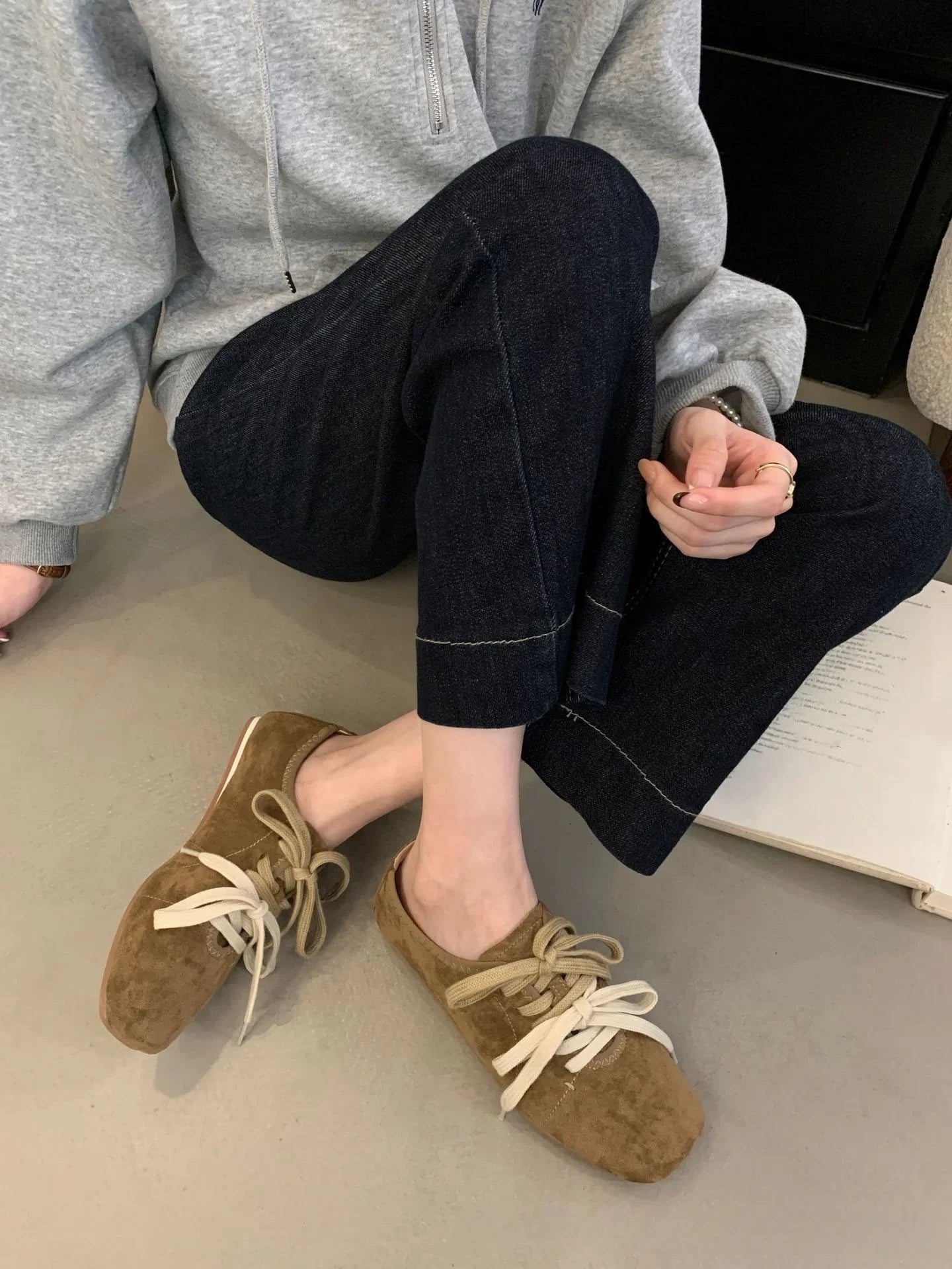 Original Design Training Shoes Flats Student Style Comfortable Soft Sports Shoes Casual Matching Sneakers