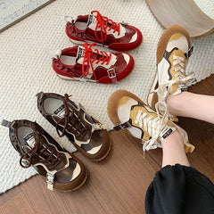 Sport Shoes Flats Sneakers Lace Up Running Shoes Casual Loafers Sandals Hiking Travel Shoes