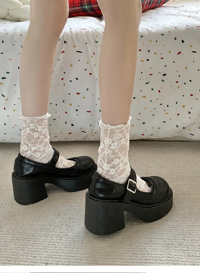 Shoes Woman Comfortable And Elegant All-Match Shallow Mouth Casual Sneakers Round Toe Clogs Platform Flats On Heels R