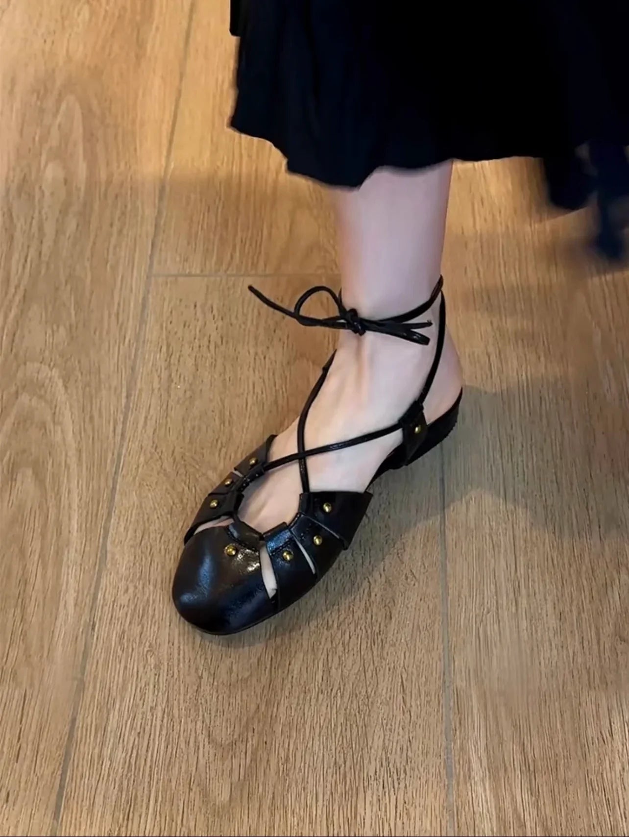 Flat Sandals Woman Slippers Slingback Trend Dress Shallow Soft Leather Comfort Sandalias