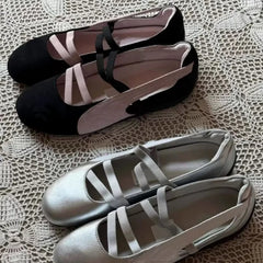 Retro multi-color sports shoes