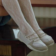 Shallow Lace-up Ballet Shoes